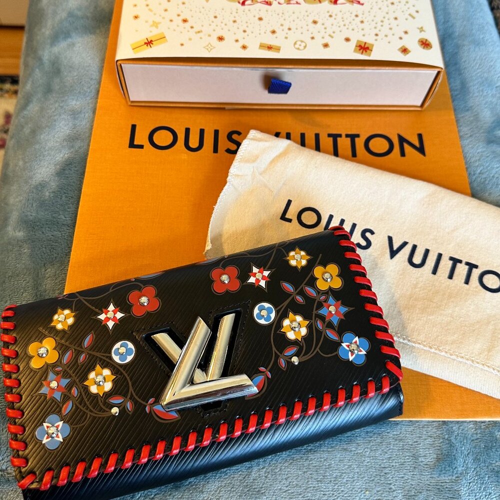 100% Authentic Louis Vuitton Special Edition Epi Leather Wallet